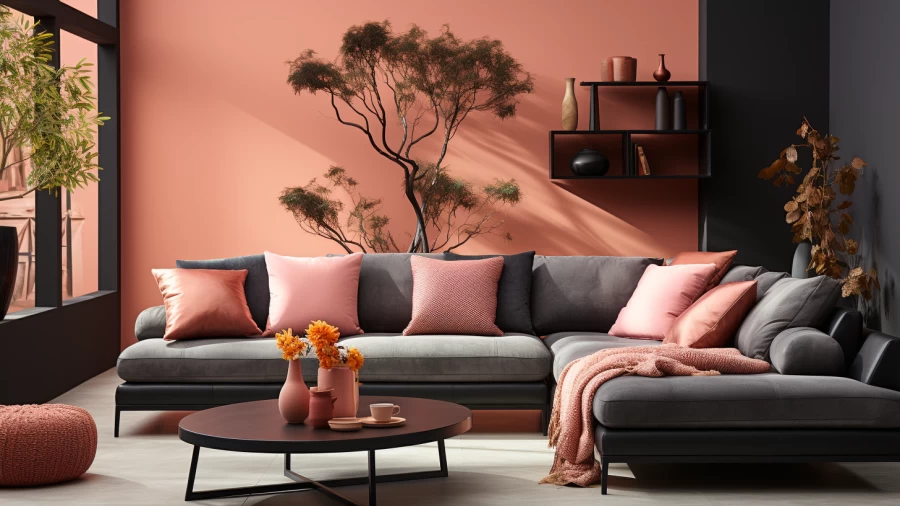 Enhancing Your Living Room: 7 Combining Stylish Colors with Black Walls