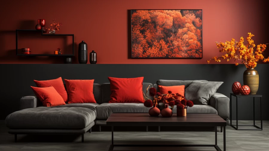Enhancing Your Living Room: 7 Combining Stylish Colors with Black Walls