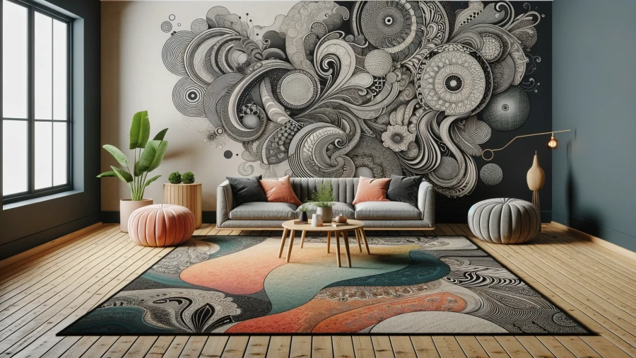 10 Stylish Living Room Rugs for Effective Space Zoning