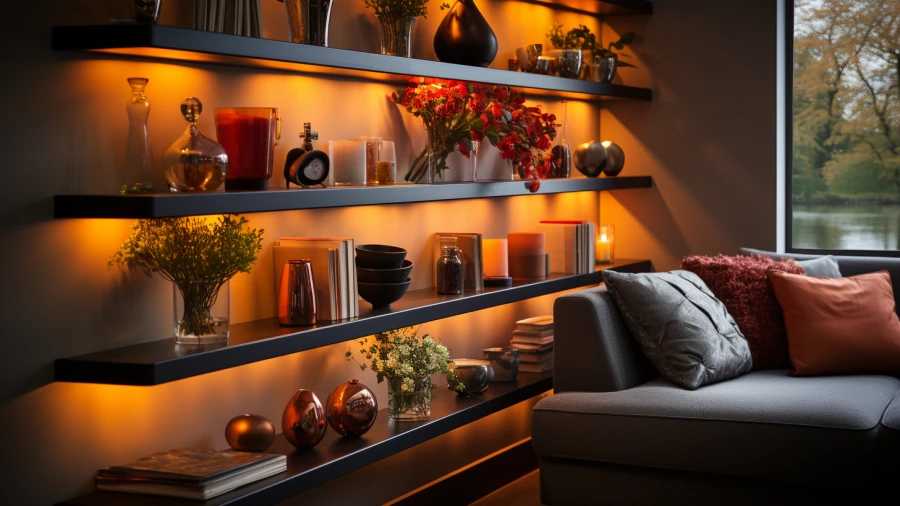 8 Chic Floating Shelves Perfect for Enhancing Your Living Room Décor
