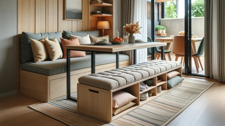 8 Stylish Small Living Room Ideas with Dining Tables