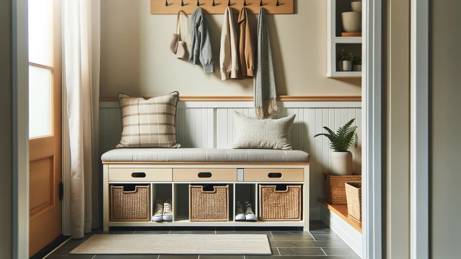 Declutter Your Home with These 8 Creative Entryway Storage Solutions