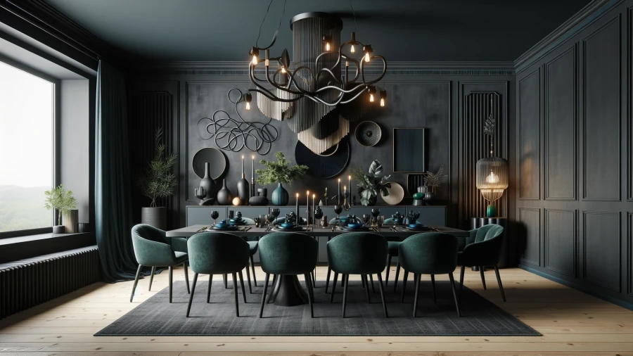8 Modern Dining Rooms Showcasing Fresh and Beautiful Wallpaper Designs