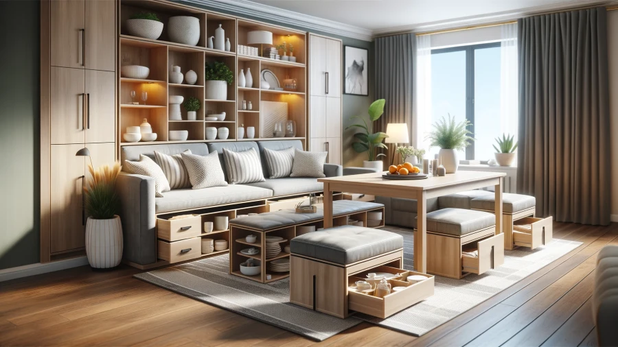 8 Stylish Small Living Room Ideas with Dining Tables