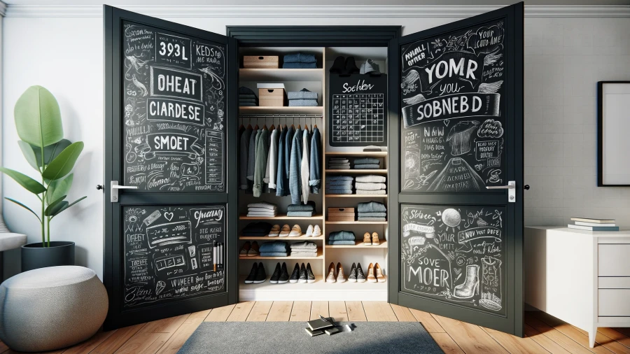 11 Creative Ideas for Decorating Your Closet Doors