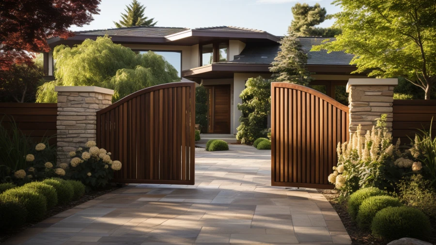 8 Stylish Wooden Gates to Enhance Your Home's Appeal