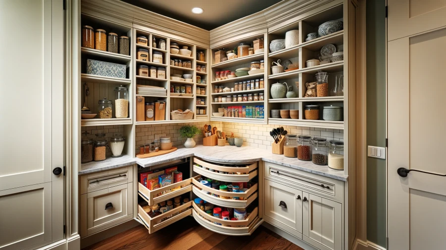9 Stylish Corner Pantry Ideas for Maximizing Space for Home