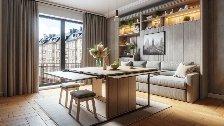 8 Stylish Small Living Room Ideas with Dining Tables