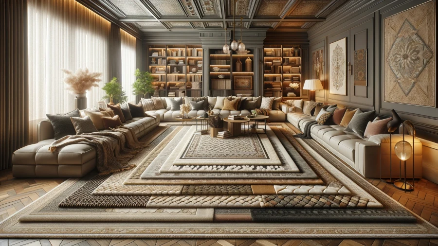 10 Stylish Living Room Rugs for Effective Space Zoning