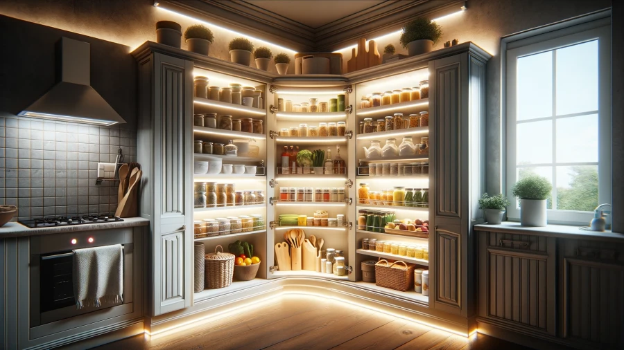 9 Stylish Corner Pantry Ideas for Maximizing Space for Home