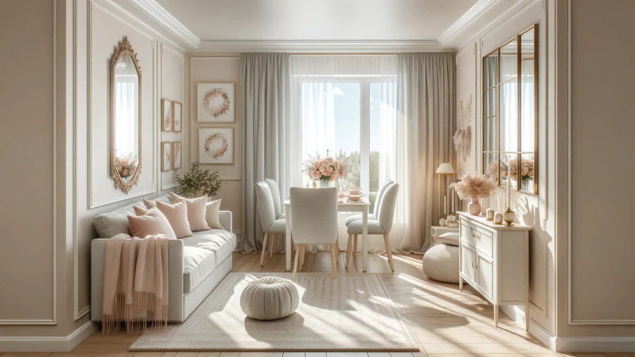 8 Stylish Small Living Room Ideas with Dining Tables