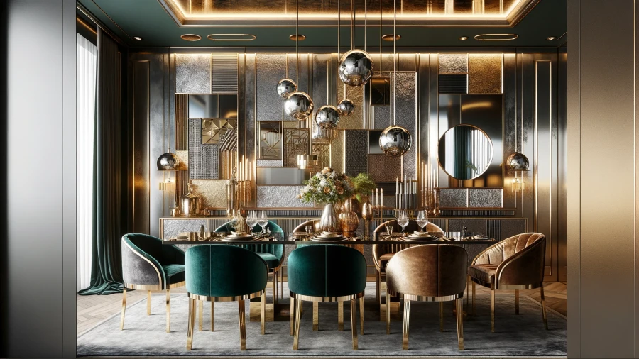 8 Modern Dining Rooms Showcasing Fresh and Beautiful Wallpaper Designs