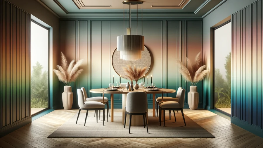 8 Modern Dining Rooms Showcasing Fresh and Beautiful Wallpaper Designs