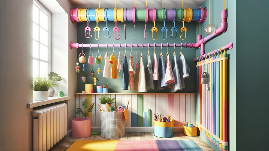 8 Innovative Ways to Use Cloth Hanging Rods in Your Home