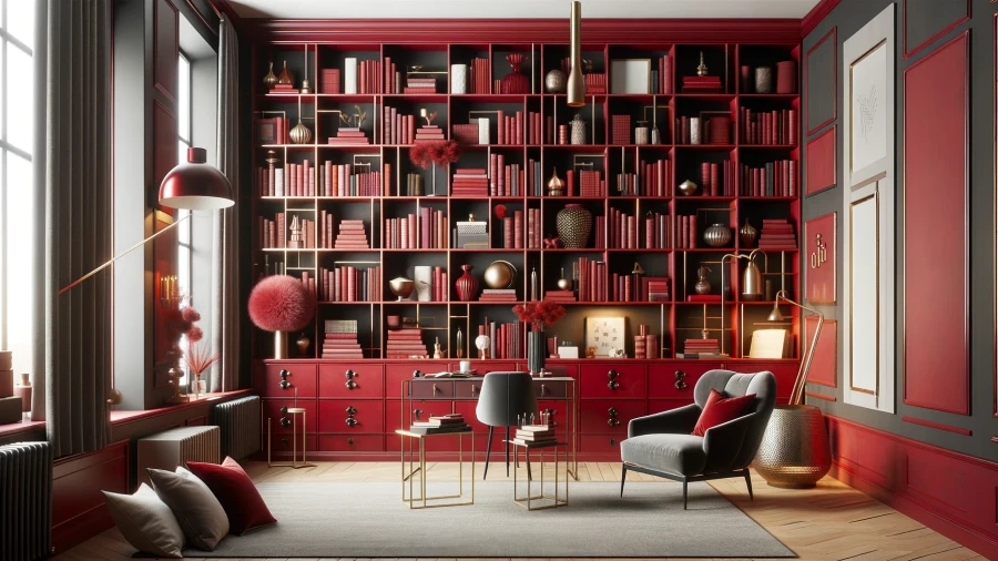 9 Stunning Red Paint Concepts in Your Home Decor
