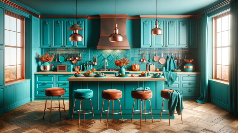 7 Vibrant Kitchen Color Scheme Ideas for Your Thanksgiving Home Decor