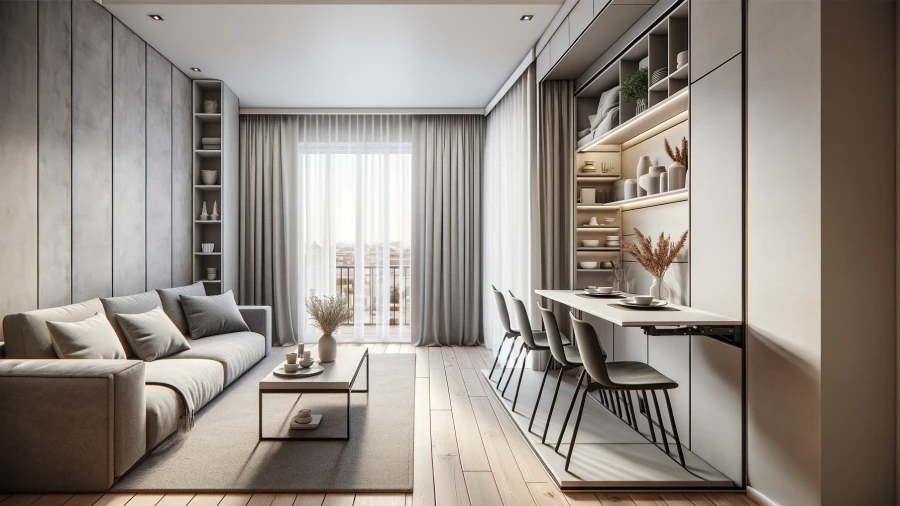 8 Stylish Small Living Room Ideas with Dining Tables