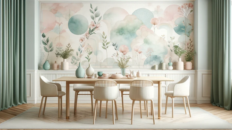 8 Modern Dining Rooms Showcasing Fresh and Beautiful Wallpaper Designs
