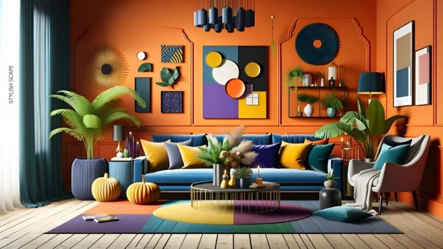 8 Striking Colors to Complement Orange Walls in Your Home