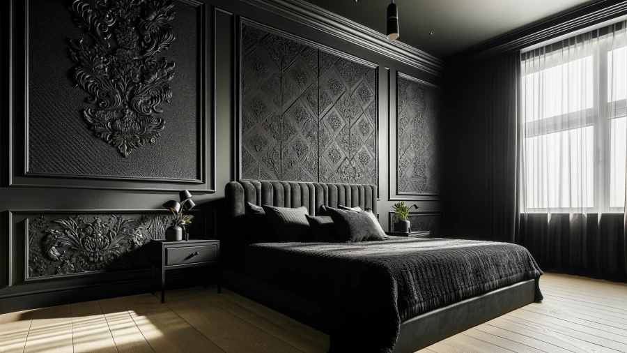 10 Sophisticated Black Bedrooms Showcasing the Elegance of Dark Colors