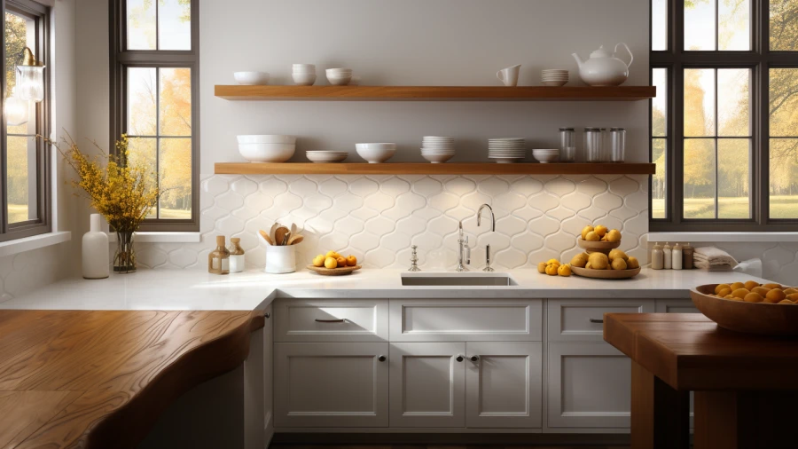 7 Stylish White Kitchen Backsplash Concepts for Your Residence