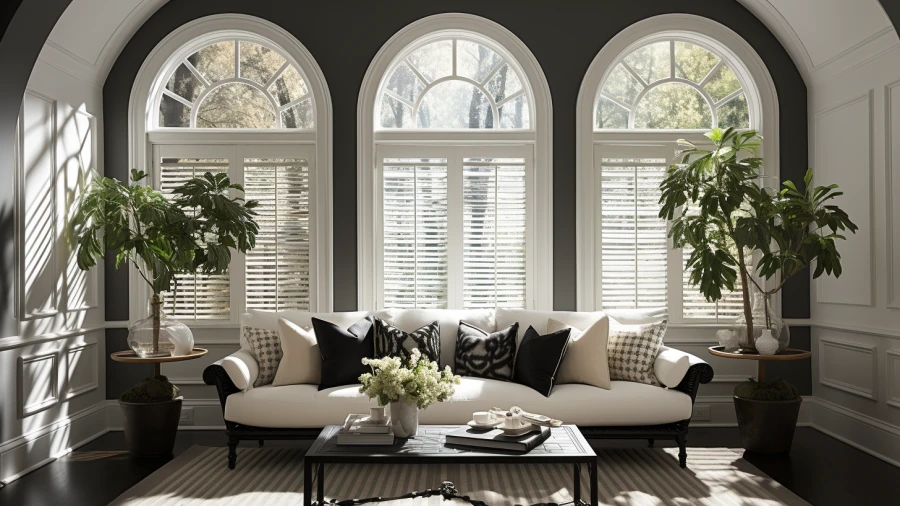 8 Sleek Black Swing Shutter Window Ideas for Living Rooms and Bedrooms