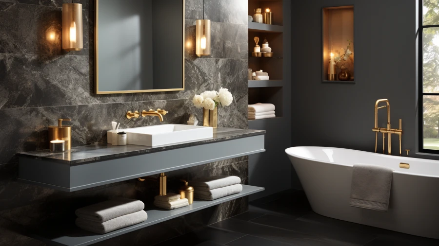 7 Opulent Bathroom Paint Hues