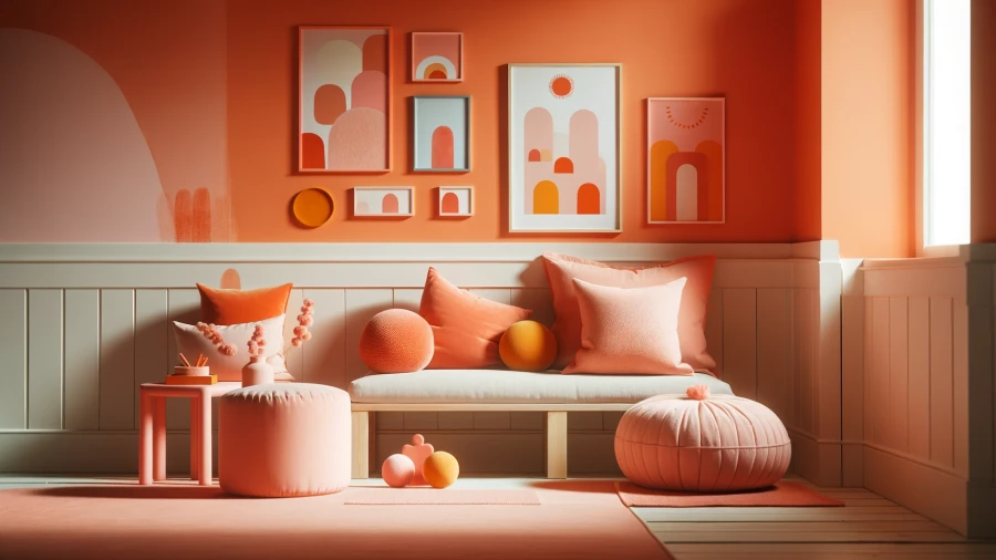 8 Striking Colors to Complement Orange Walls in Your Home