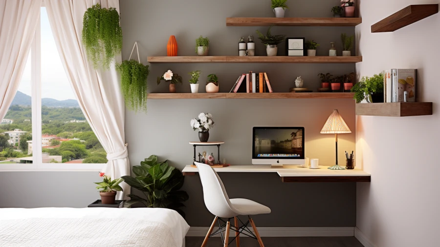 8 Modern Bedroom Ideas Featuring a Compact Study Corner