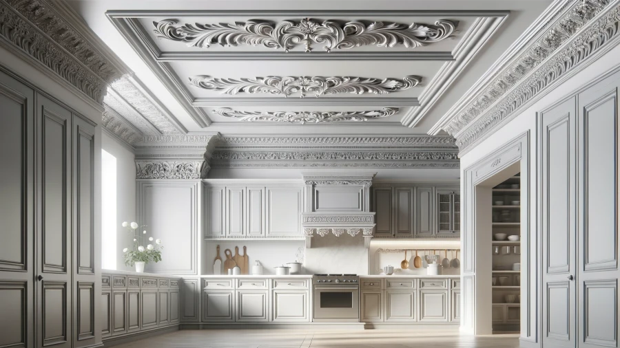 10 Elegant Off-White Kitchen Designs with a Touch of Royalty