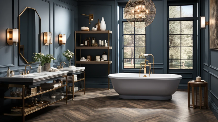 7 Opulent Bathroom Paint Hues
