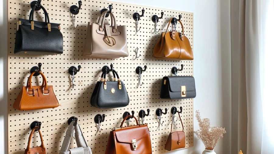 9 Storage Solutions for Organizing Handbags and Purses at Home