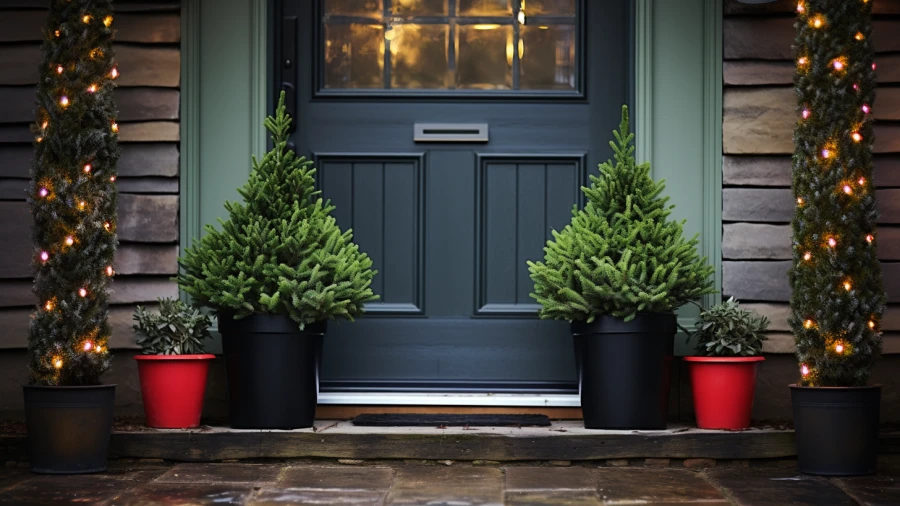 8 Potted Plants for a Stunning Front Door and Porch Display