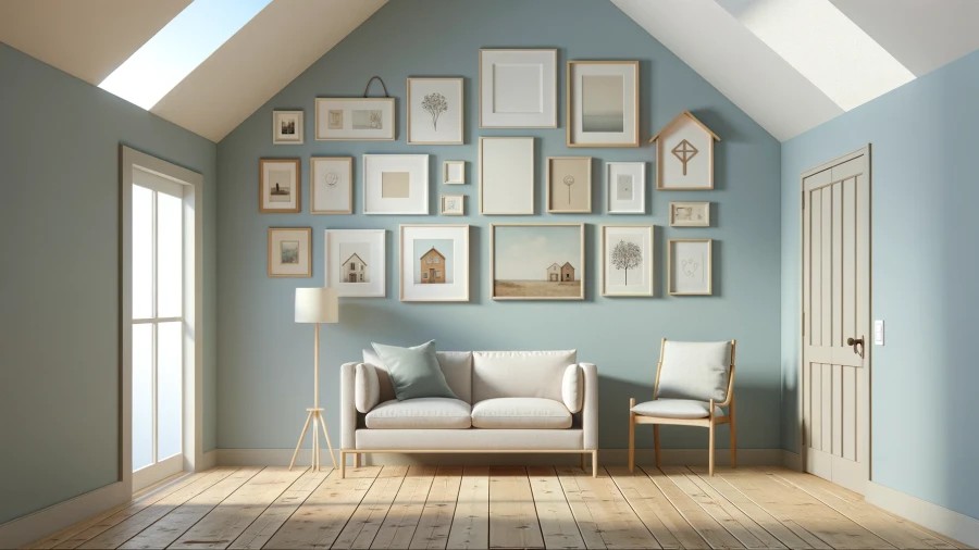8 Cheery Sky-Blue Paint Ideas for a Renovated Cottage Living Room