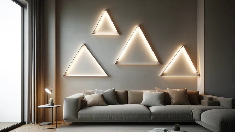 7 Creative Triangle-Inspired Home Lighting Designs