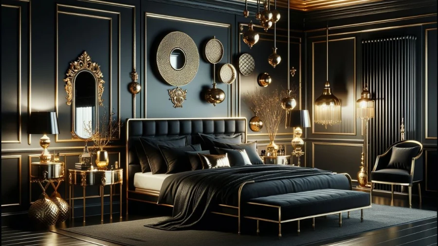 10 Sophisticated Black Bedrooms Showcasing the Elegance of Dark Colors