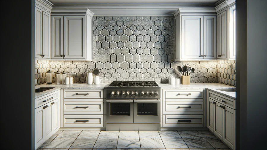 10 Stylish Backsplash Ideas for White Cabinets and Granite Countertops