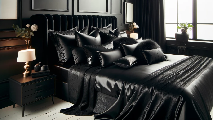 10 Sophisticated Black Bedrooms Showcasing the Elegance of Dark Colors
