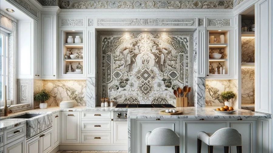 10 Stylish Backsplash Ideas for White Cabinets and Granite Countertops