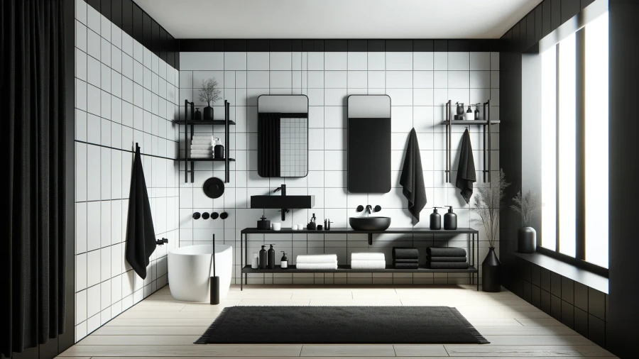 10 Beautiful Black-and-White Bathroom Ideas to Inspire Your Space