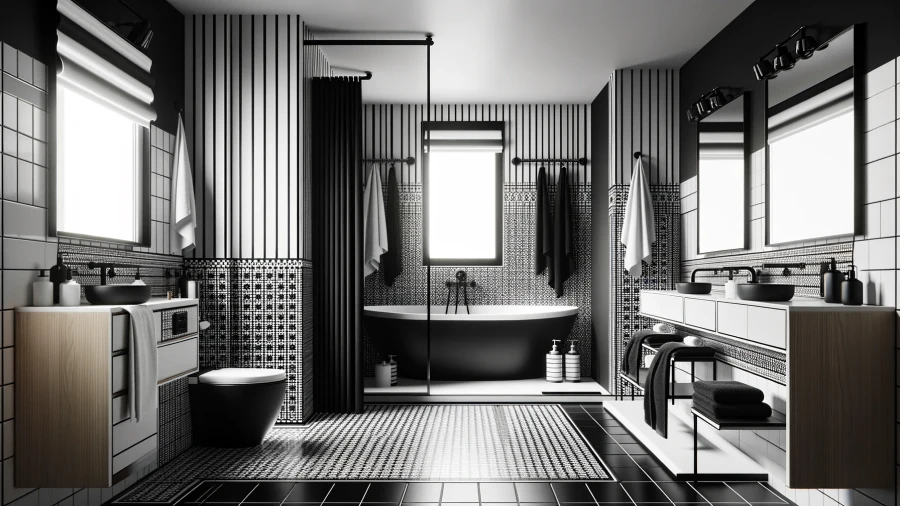 10 Beautiful Black-and-White Bathroom Ideas to Inspire Your Space