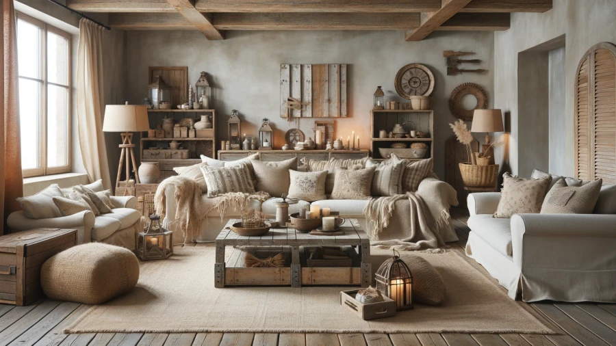 9 Neutral Vintage Living Room Designs for Timeless Elegance
