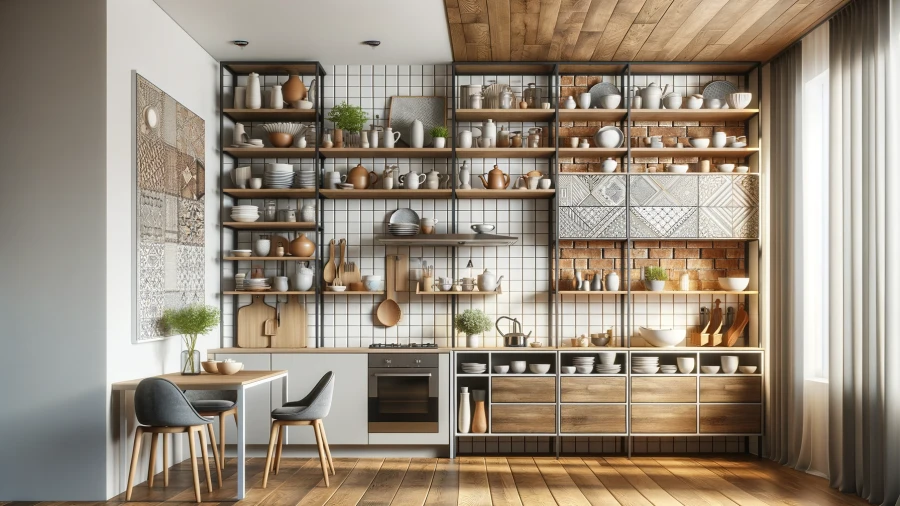 9 Compact Apartment-Friendly Open Kitchen Designs with Dining Room