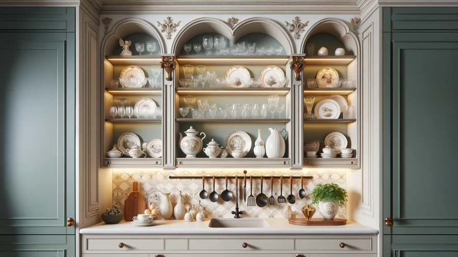 10 Elegant Off-White Kitchen Designs with a Touch of Royalty