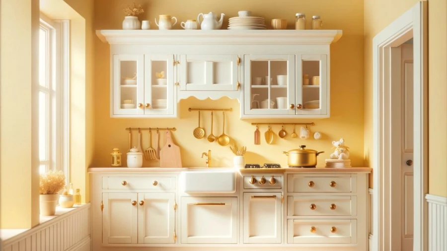 Transform Your Cozy Kitchen with 9 Paint Colors to Maximize Space
