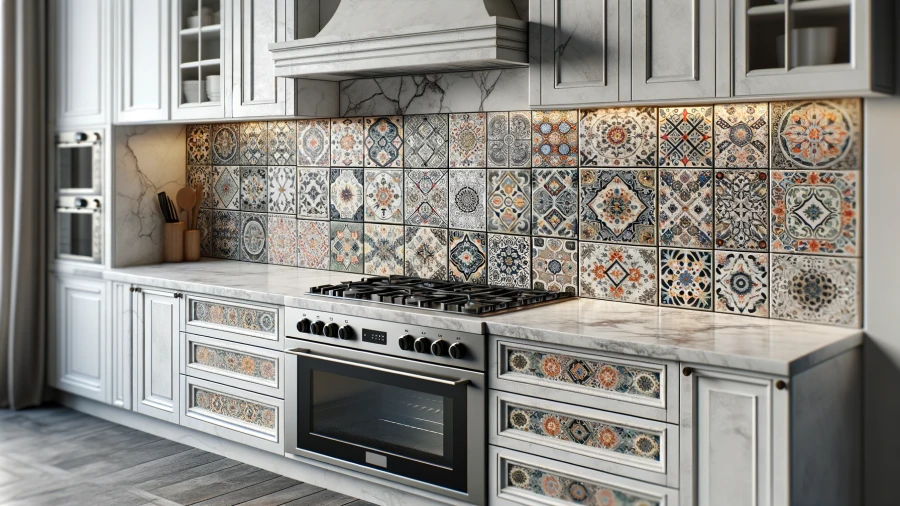 10 Stylish Backsplash Ideas for White Cabinets and Granite Countertops