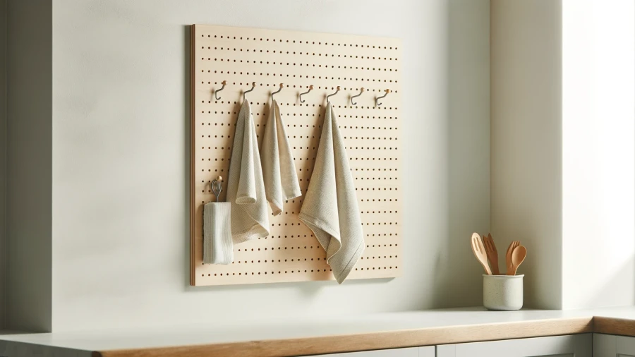 Elevate Your Kitchen Decor with 9 Inventive Towel Hanging Ideas