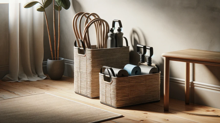 8 Clever Ways to Store Workout Equipment When It's Not in Use in your home