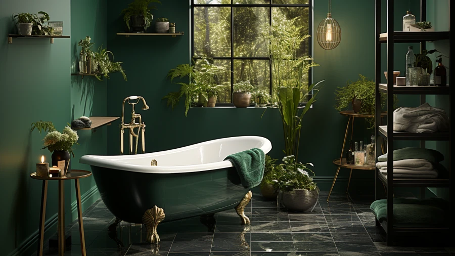 7 Opulent Bathroom Paint Hues