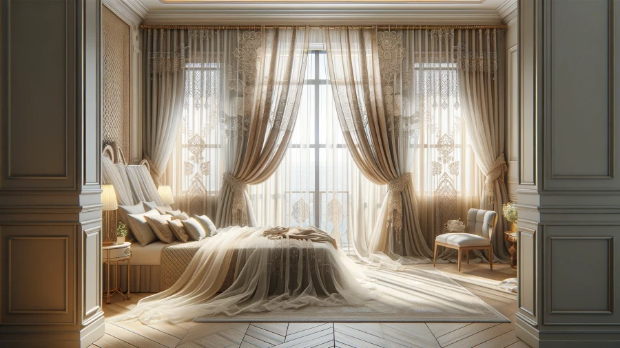 10 Curtain Ideas to Infuse Texture Behind Your Bed